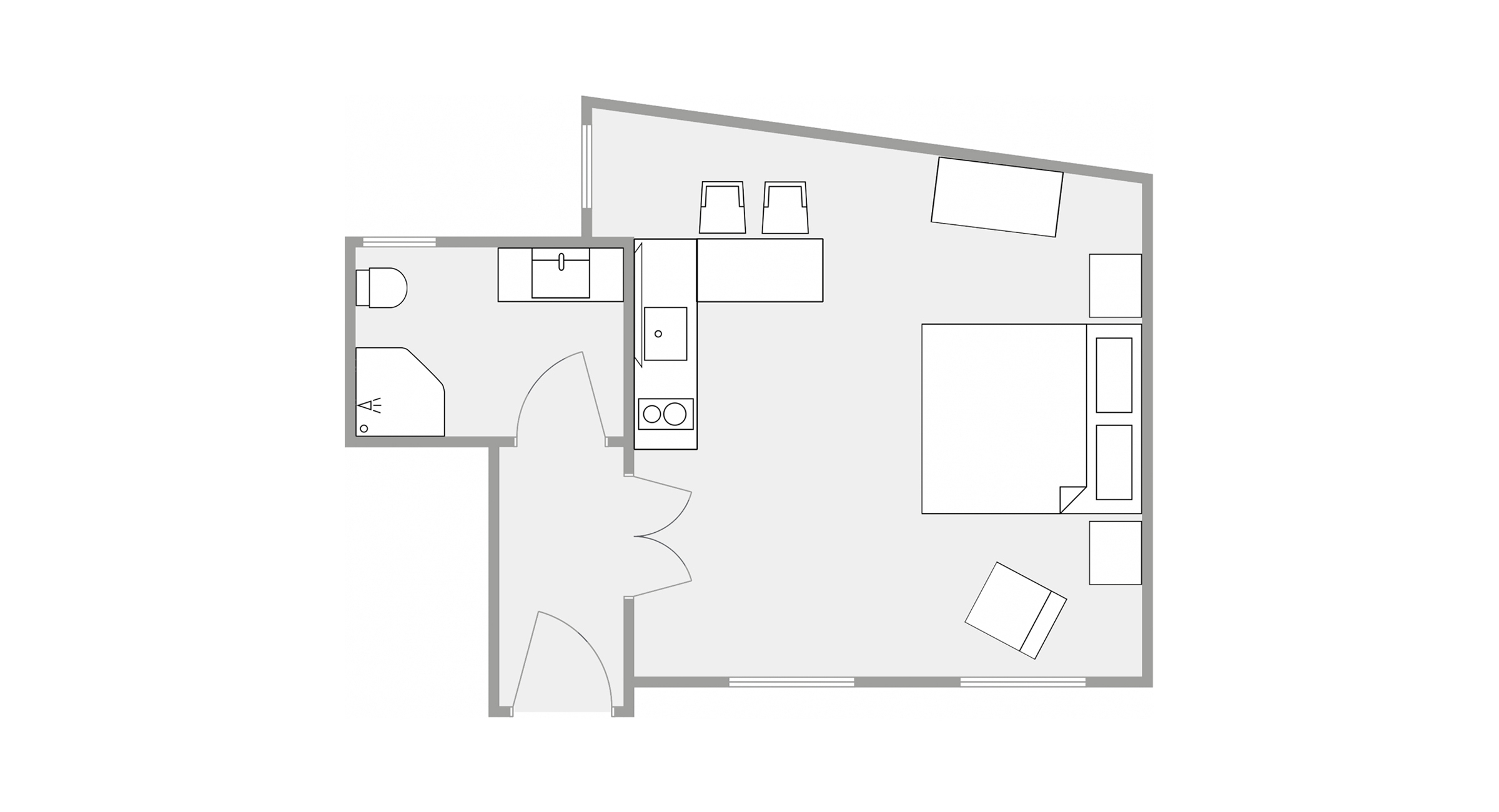 Harmónia Palota Alaprajz Superior Stúdió Apartman