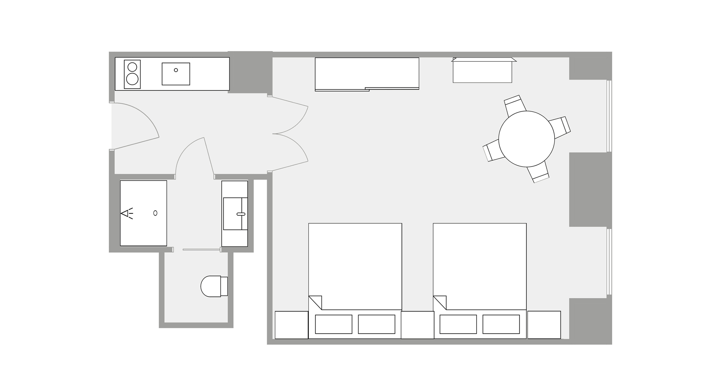 Harmónia Palota Alaprajz Deluxe Családi Apartman