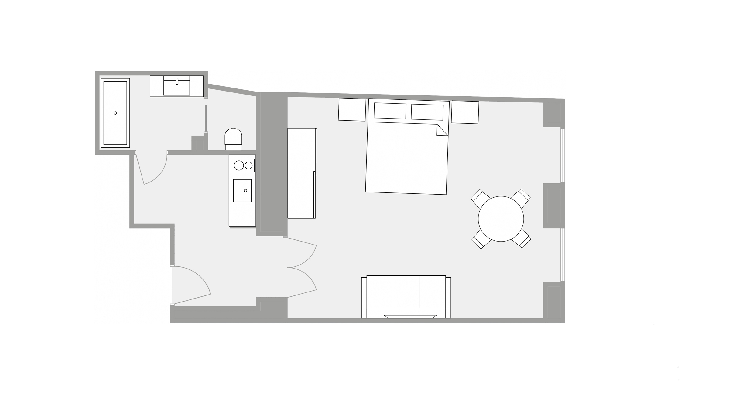 Deluxe Apartment with City View - Harmonia Palace Luxury Apartments in Downtown Budapest